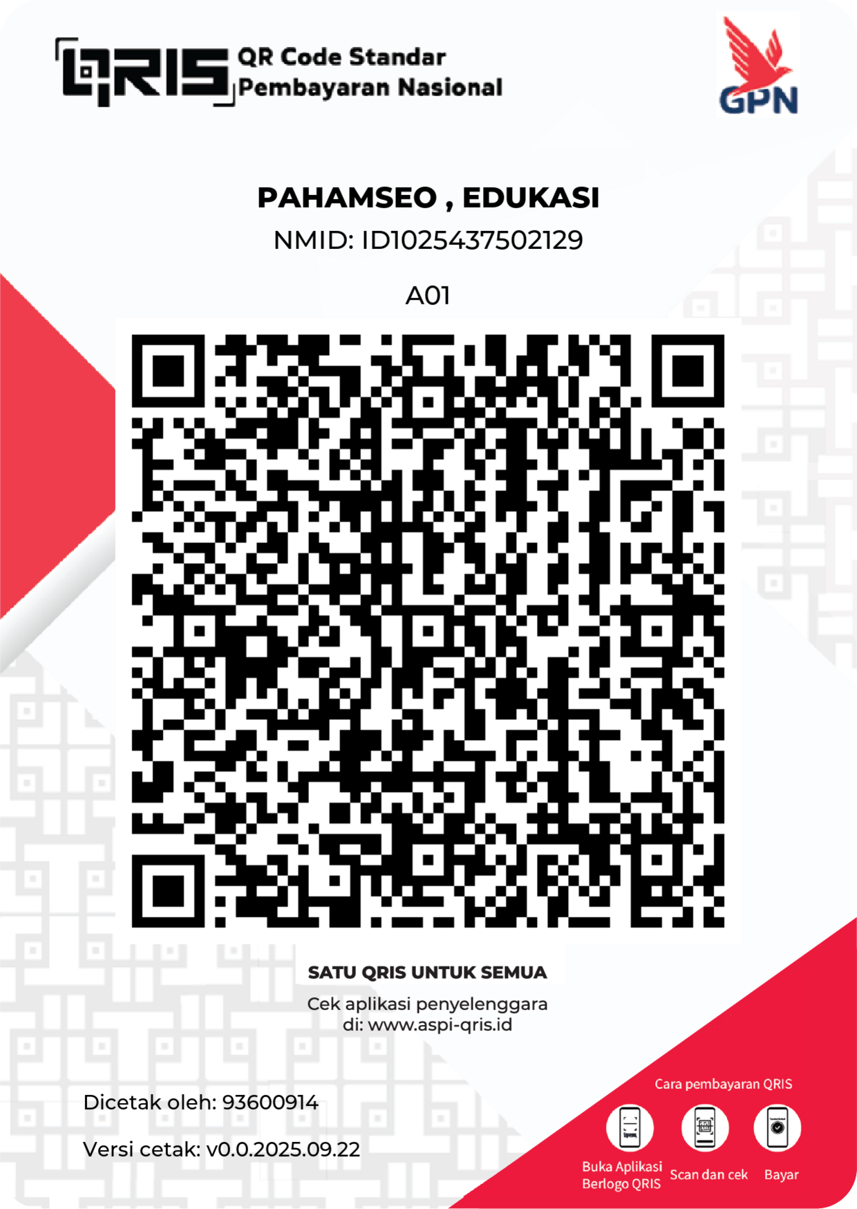 QRIS PahamSEO